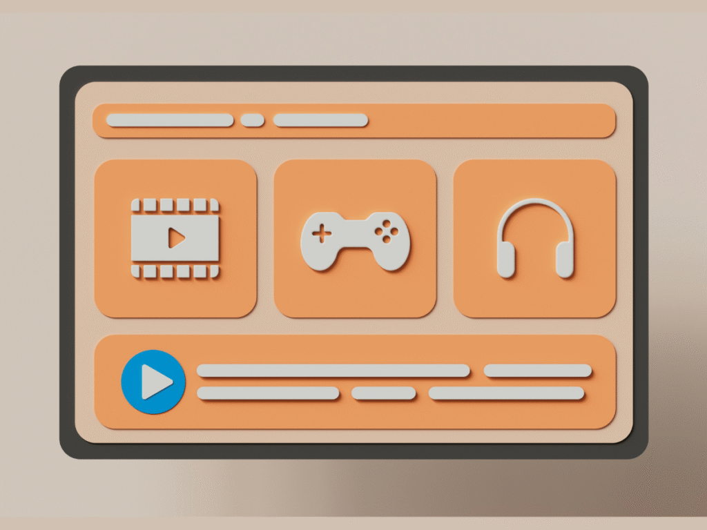 animated picture of a applications elements poping