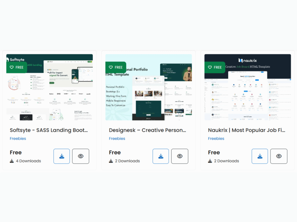 free html template